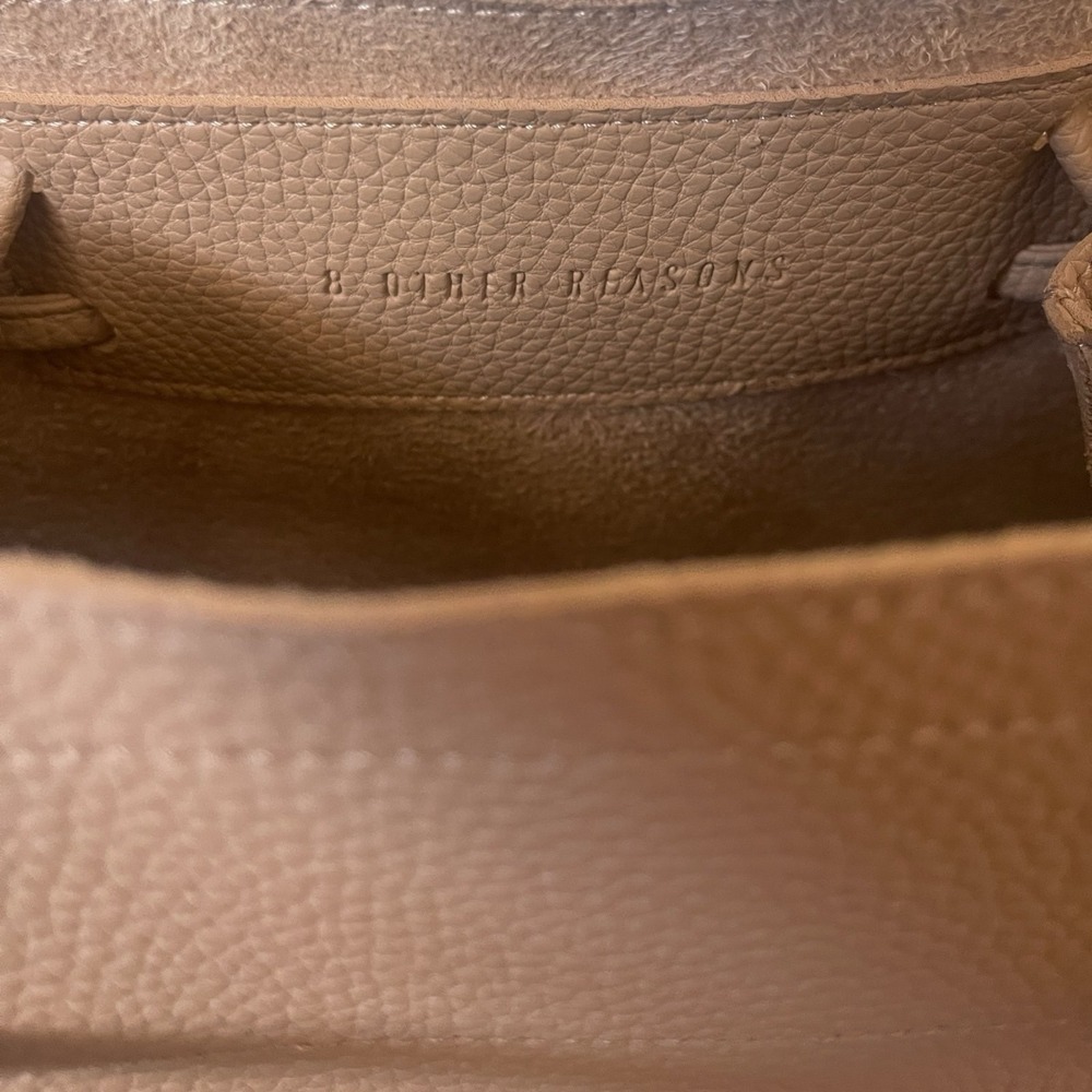 8 Other Reasons Women Tan Vegan Leather Slouchy Crossbody W/dust Bag New - Picture 3 of 8